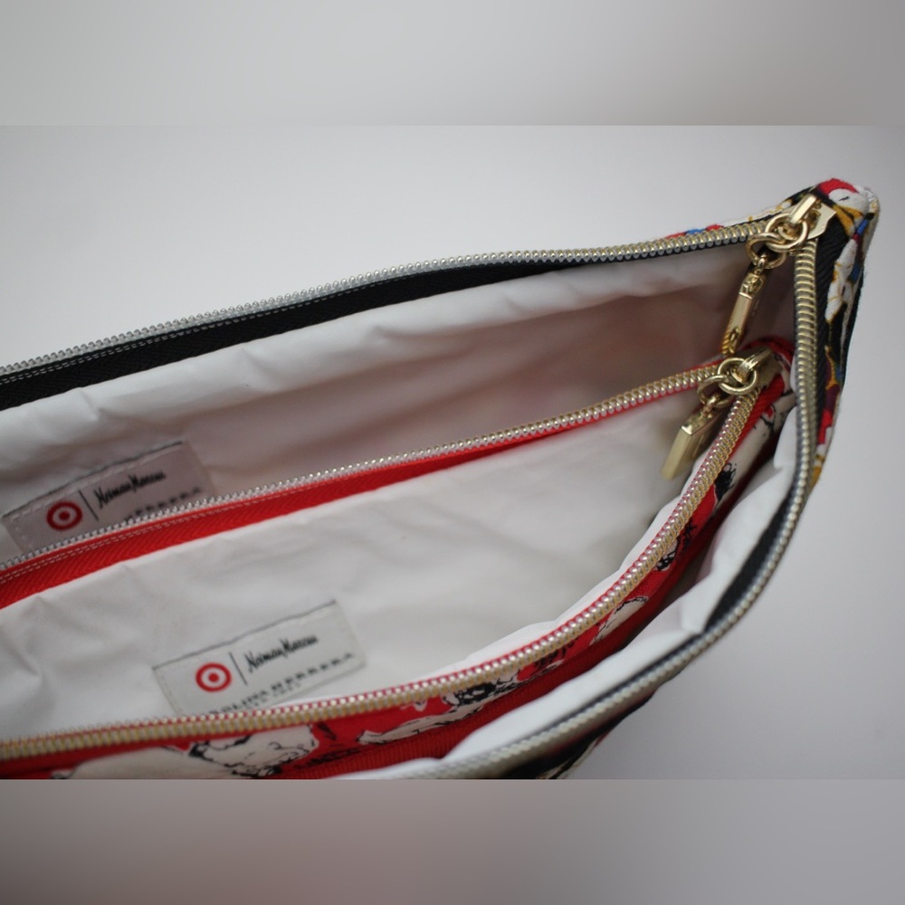 Carolina Herrera (Target x Neiman Marcus) Vibrant Patterned Cosmetic Bag 2 Set - Picture 6 of 7